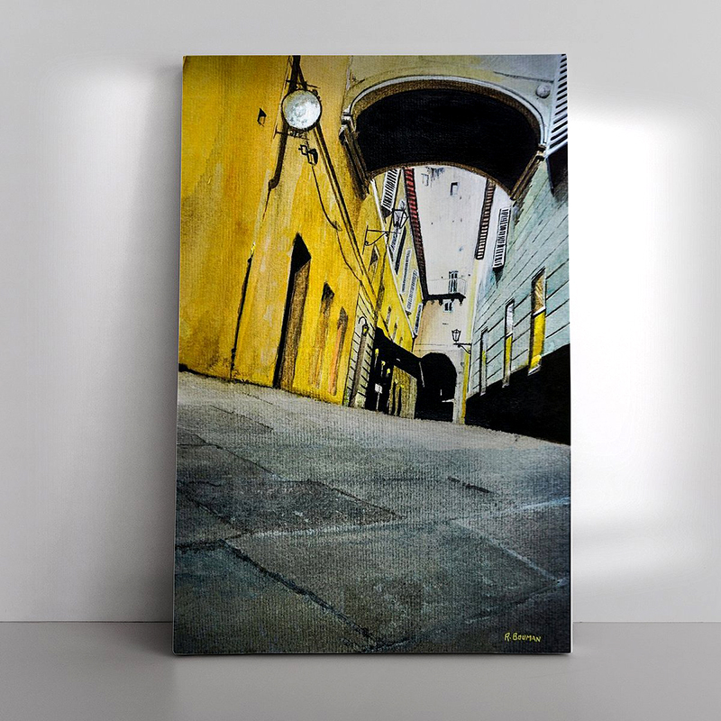 00 Steeg in Florence als Canvas