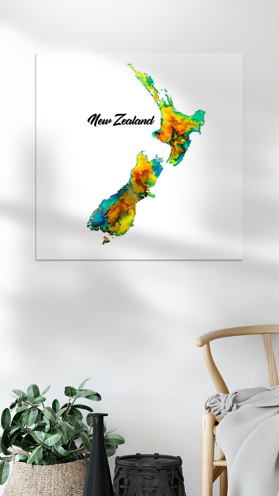 NZ Landkaart Aqurel Landnaam